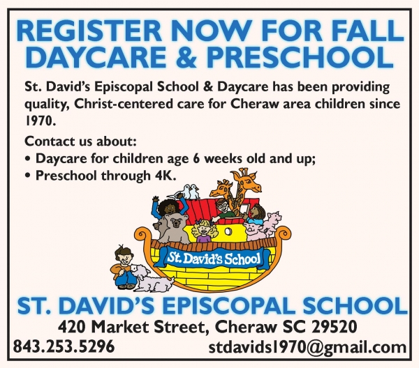 Register Now for Fall Daycare & Preschool.